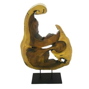Free Form Acacia Wood on Stand