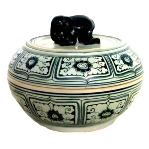 6" Dish with Elephant on Lid
