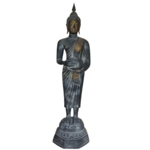75" Brass Sukhothai Standing Buddha