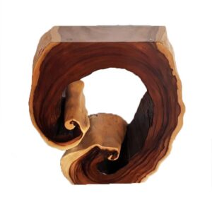 32" Curled Acacia Console