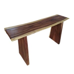 30" Tall Acacia Live Edge Console