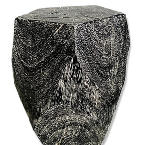 18" Solid Wood Octagon Stool