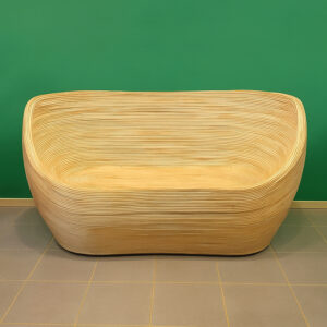 Rattan Love Seat 60" x 29" x 33"H