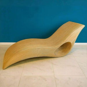 Rattan Chaise Lounge 78" Long