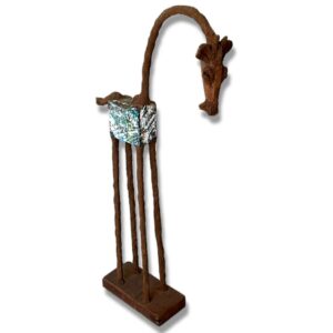 16" Abstract Giraffe on Stand