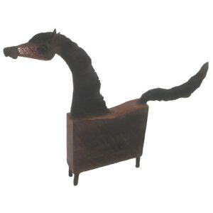 14" Whimsical Teak Horse