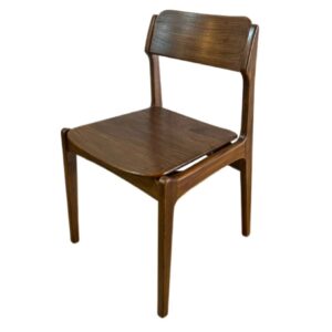 Simple Back teak Chair with Wood Seat