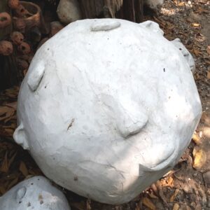 20" Cement Comic Head