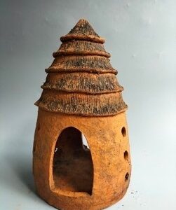 18" Terra Cotta Bird House