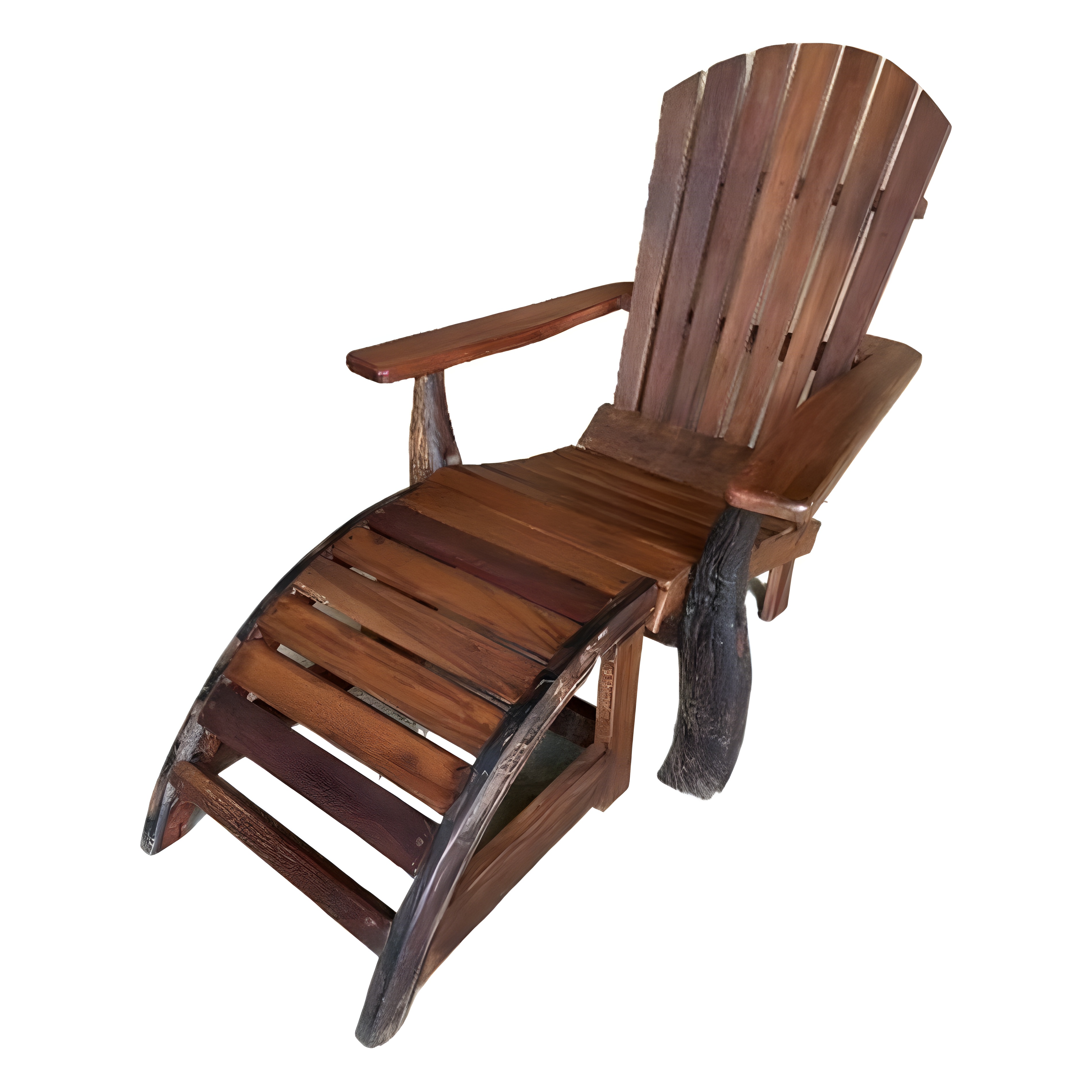 Teak Lounge Chair with Foot Rest