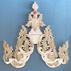 58" High Mirrored Temple Wall Panel