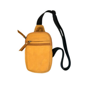 Stone Washed Cell Phone Gizmo Sling Bag